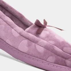 Leah Womens Purple Moccasin*The Slipper Company Discount