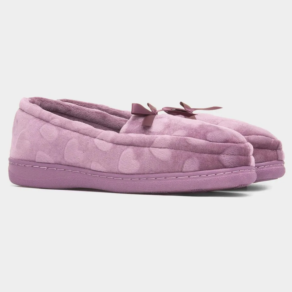 Leah Womens Purple Moccasin*The Slipper Company Discount
