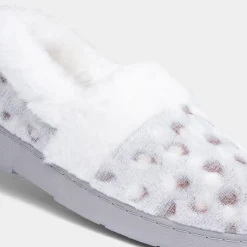 Liz Womens Snow Leopard Full*The Slipper Company Clearance