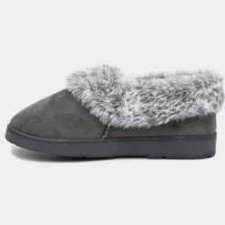 Liza Womens Grey Full Slipper*The Slipper Company Fashion