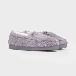 Loretta Womens Mink Moccasin*The Slipper Company Best