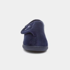 Olga Womens Navy Slipper*The Slipper Company Discount