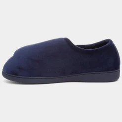 Olga Womens Navy Slipper*The Slipper Company Discount