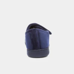 Olga Womens Navy Slipper*The Slipper Company Discount