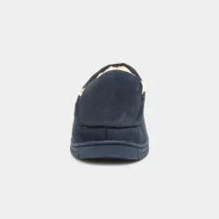 Otis Mens Navy Moccasin*The Slipper Company Online