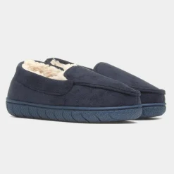 Otis Boys Navy Slipper*The Slipper Company Outlet