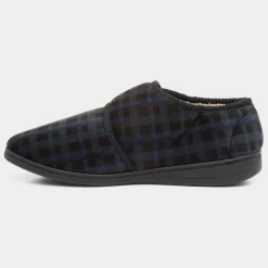 Otto Mens Navy Full Slipper*The Slipper Company Discount