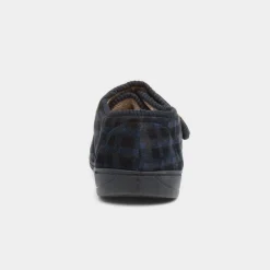 Otto Mens Navy Full Slipper*The Slipper Company Discount