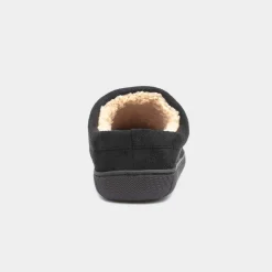 Owen Mens Black Mule*The Slipper Company Clearance