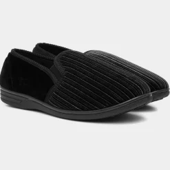 Rory Mens Twin Gusset Slipper*The Slipper Company Clearance
