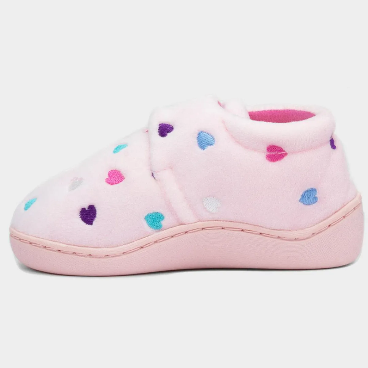 Rosa Girls Pink Hearts Full*The Slipper Company New
