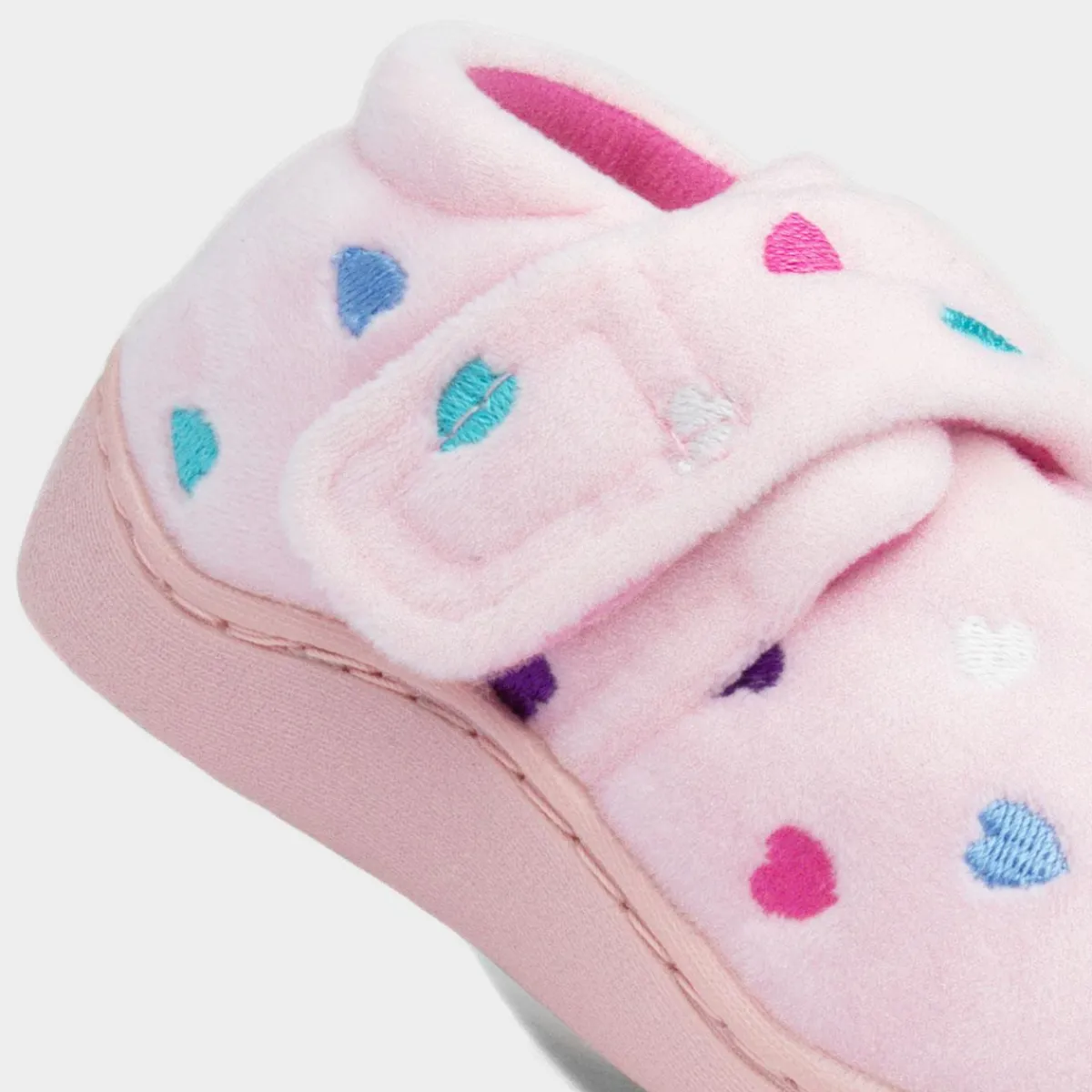 Rosa Girls Pink Hearts Full*The Slipper Company New