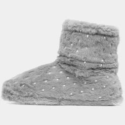 Rosalynn Womens Grey Bootie*The Slipper Company Sale