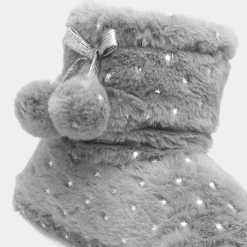Rosalynn Womens Grey Bootie*The Slipper Company Sale