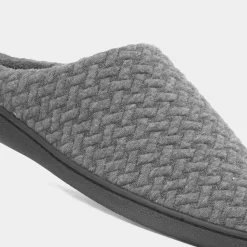 Rowan Mens Grey Mule*The Slipper Company Hot