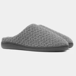 Rowan Mens Grey Mule*The Slipper Company Hot