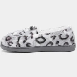 Ruth Womens Grey Moccasins*The Slipper Company New
