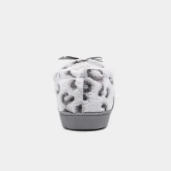 Ruth Womens Grey Moccasins*The Slipper Company New