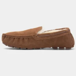 Mens Moccasin Suede Slipper*Totes Hot