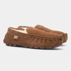 Mens Moccasin Suede Slipper*Totes Hot