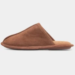 Mens Suede Mule Slipper*Totes Hot