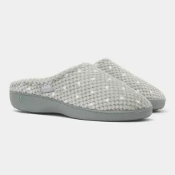 Popcorn Terry Womens Sage Mule Slipper*Totes New