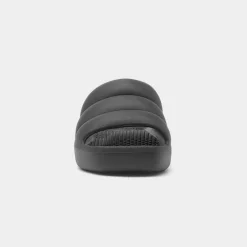 Solbounce Womens Black Puffy EVA Slider*Totes Best