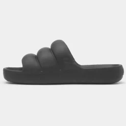 Solbounce Womens Black Puffy EVA Slider*Totes Best
