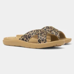 Solbounce Womens Multi Leopard EVA Slider*Totes Discount