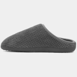 Swept Back Popcorn Mens Mule Slipper*Totes Discount