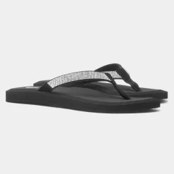Womens Beaded Toe Post Sandal*Totes Hot