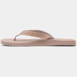 Womens Beaded Toe Post Sandal*Totes Outlet