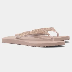 Womens Beaded Toe Post Sandal*Totes Outlet