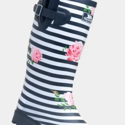 Elena Womens Stripy Floral Multi Welly*Trespass Best