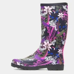 Elena Womens Tropical Floral Multi Welly*Trespass Hot