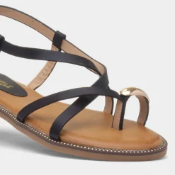 Aelia Womens Toe Post Sandal*Truffle Sale