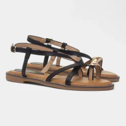 Aelia Womens Toe Post Sandal*Truffle Sale