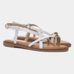 Aelia Womens Toe Post Sandal*Truffle Discount