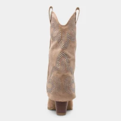 Arizona Womens Taupe Cowboy Calf Boot*Truffle Clearance