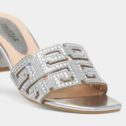 Billie Womens Silver Diamante Heel*Truffle Fashion