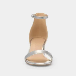 Blythe Womens Silver Heeled Sandal*Truffle Fashion