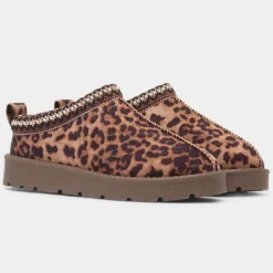 Chloe Womens Cheetah Faux Fur Shoe*Truffle Outlet