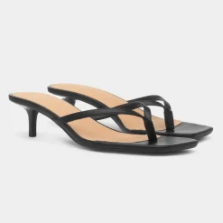 Dua Womens Heeled Toe Post Sandal*Truffle Online