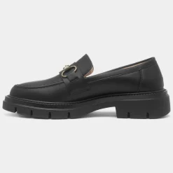 Eloise Womens Black Chunky Loafer*Truffle Fashion