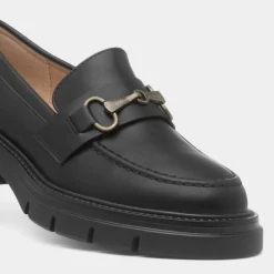 Eloise Womens Black Chunky Loafer*Truffle Fashion