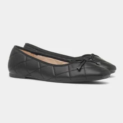 Faye Womens Wider Fit Ballerina*Truffle Hot