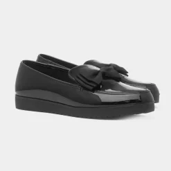 Frances Womens Black Patent Loafer*Truffle Fashion