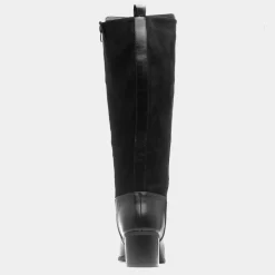 Freya Womens Black Wide Fit Knee High Boot*Truffle Online