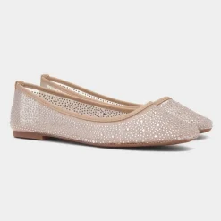 Georgia Womens Wider Fit Ballerina*Truffle Outlet