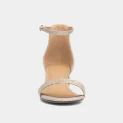 Halla Womens Shimmer Heeled Sandal*Truffle Best